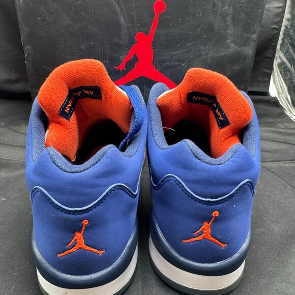 Vintage NIKE AIR JORDAN 5 RETRO LOW KNICKS 819171-417 Men\'s Size 10 with Box main image 4